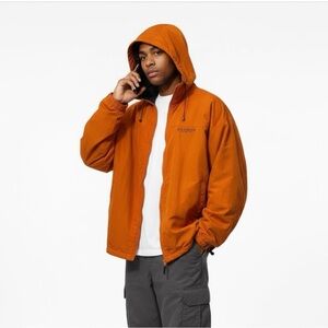 Reebok Men’s 90's‎ Orange Baggy Windbreaker Jacket, Large